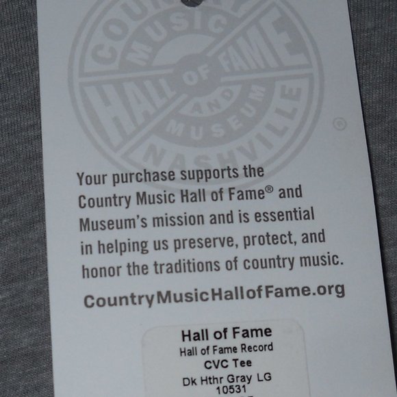 NASHVILLE Country Music Hall of Fame Shirt Unisex Size L - Picture 4 of 6